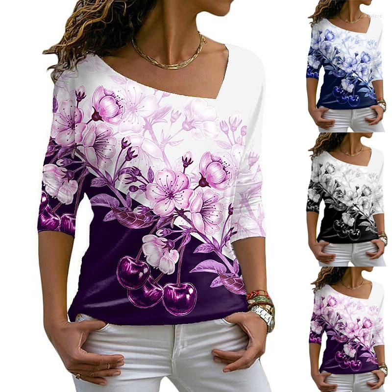 Women's T Shirts Pullovers Tops Tee Long Sleeve Female T-Shirt 5XL Size Fashion Painting Women Clothing Plant Flowers Print T-Shirts, Blue
Women's T Shirts Pullovers Tops Tee Long Sleeve Female T-Shirt 5XL Size Fashion Painting Women Clothing Plant Flowers Print T-Shirts, Blue