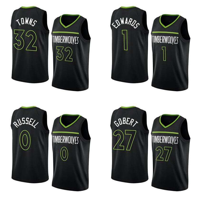 Basketball jerseys Anthony Edwards Karl Anthony Towns 27 Gobert 0 Russell 2022-23 season black city versions Men Women Youth jersey, With logo
Basketball jerseys Anthony Edwards Karl Anthony Towns 27 Gobert 0 Russell 2022-23 season black city versions Men Women Youth jersey, With logo