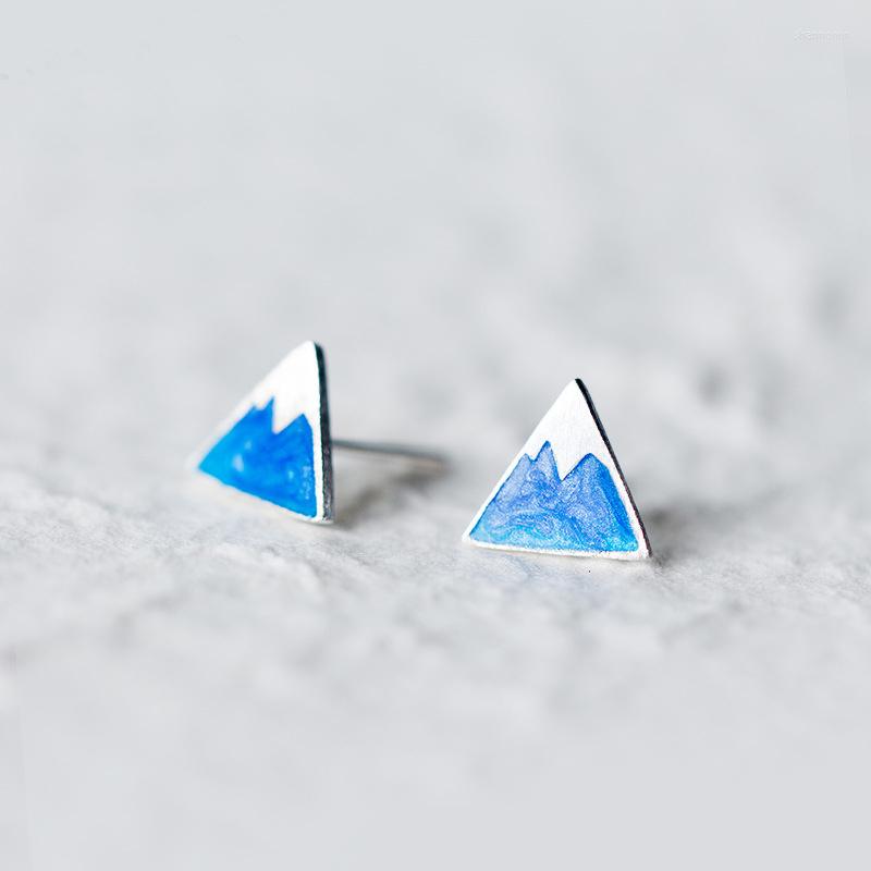 Stud Earrings Hand Glaze Blue Triangle Iceberg 925 Sterling Silver For Women Girls Small Earring Trendy Fine Jewelry YEA373
Stud Earrings Hand Glaze Blue Triangle Iceberg 925 Sterling Silver For Women Girls Small Earring Trendy Fine Jewelry YEA373