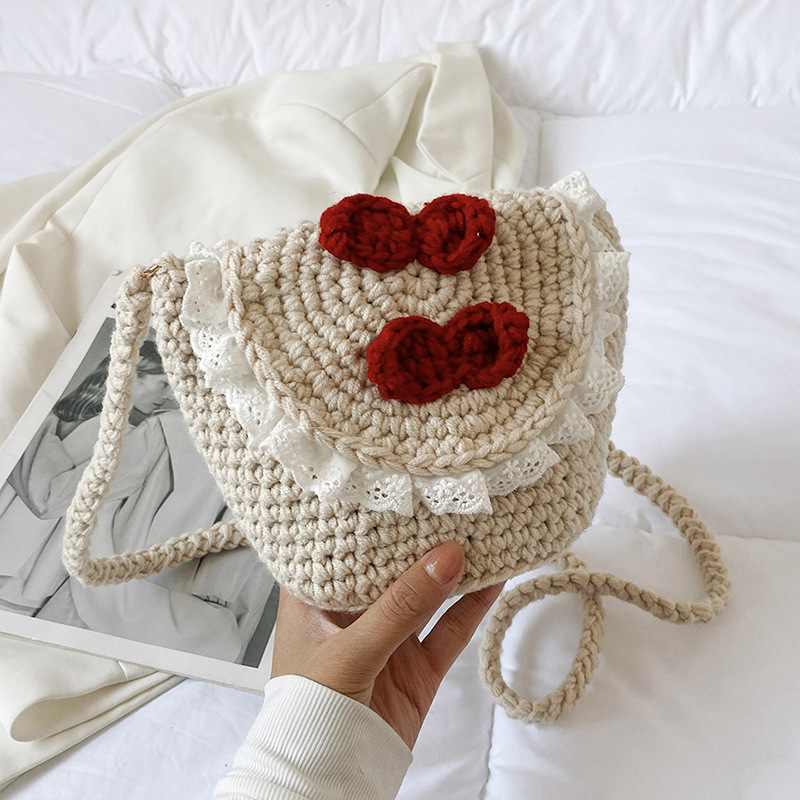 Children's Handbags Wool Knit Shoulder Bag Cute Bowknot Kids Girls Princess Crossbody Bag Women Party Lace Purses Gift, Red
Children's Handbags Wool Knit Shoulder Bag Cute Bowknot Kids Girls Princess Crossbody Bag Women Party Lace Purses Gift, Red