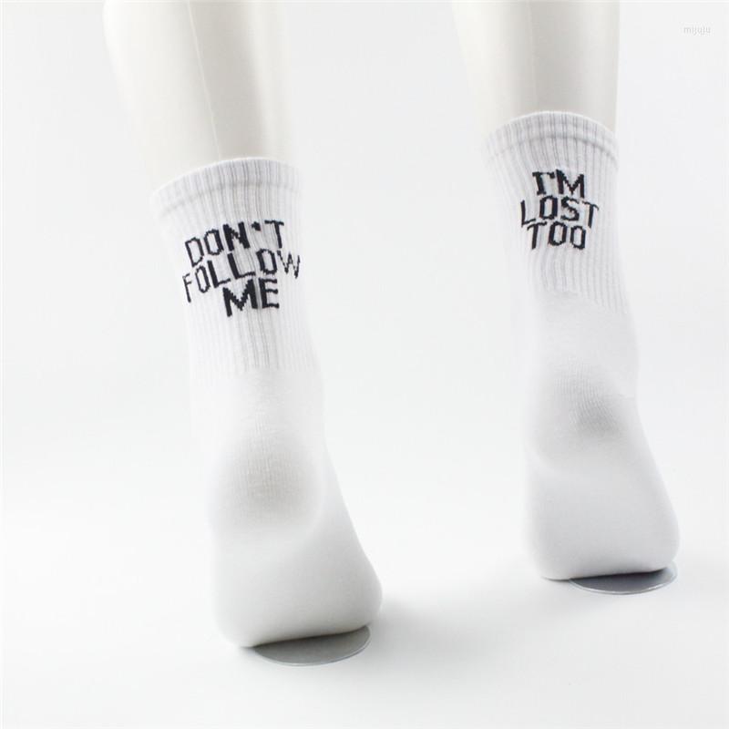 Men's Socks Sock DON'T FOLLOW ME I'M LOST TOO Casual English Letters Cotton Spring Autumn Breathable Unisex Sports Sox, 01
Men's Socks Sock DON'T FOLLOW ME I'M LOST TOO Casual English Letters Cotton Spring Autumn Breathable Unisex Sports Sox, 01
