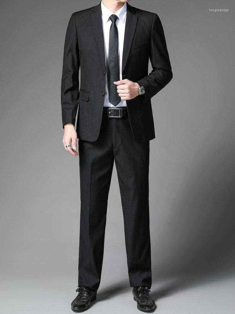 Men's Suits Men Smart Casual Blazer And Pant 2PCS Sets Black Navy Blue Business Twinset Outfits Tailored Jacket Trouser Suit Set
Men's Suits Men Smart Casual Blazer And Pant 2PCS Sets Black Navy Blue Business Twinset Outfits Tailored Jacket Trouser Suit Set