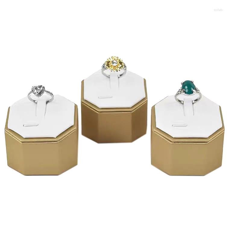 Jewelry Pouches 3 Pcs Ring Display Stand Brushed PU Octagonal Box Decoration Pography Po Props White
Jewelry Pouches 3 Pcs Ring Display Stand Brushed PU Octagonal Box Decoration Pography Po Props White