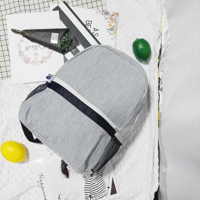 School Bags US WAREHOUSE RTS Free Ship 25 Pcs Classic Adult Seersucker Cotton Backpack Functional Colleage Aqua Stripe Book Bag, Black
School Bags US WAREHOUSE RTS Free Ship 25 Pcs Classic Adult Seersucker Cotton Backpack Functional Colleage Aqua Stripe Book Bag, Black