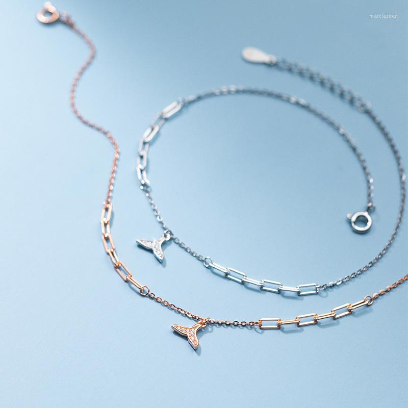 Anklets 925 Sterling Silver Fishtail Anklet Fine Jewelry For Women Leg Bracelet Chain Female Summer Accessories 23 CM Decoration On Foot
Anklets 925 Sterling Silver Fishtail Anklet Fine Jewelry For Women Leg Bracelet Chain Female Summer Accessories 23 CM Decoration On Foot