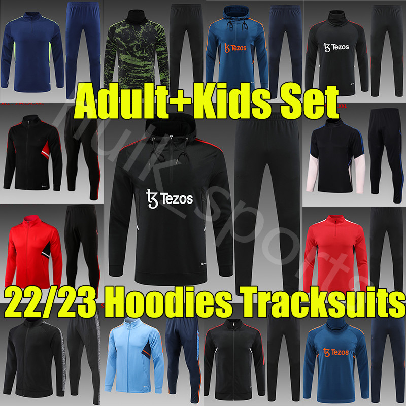 Tracksuits 22-23 Adult kids Long Sleeve pull zipper Training Suit Hoodies ANTONY SANCHO MARTIAL B.FERNANDES RASHFORD Football training kit Jogging sets uniforms, B617#2223
Tracksuits 22-23 Adult kids Long Sleeve pull zipper Training Suit Hoodies ANTONY SANCHO MARTIAL B.FERNANDES RASHFORD Football training kit Jogging sets uniforms, B617#2223