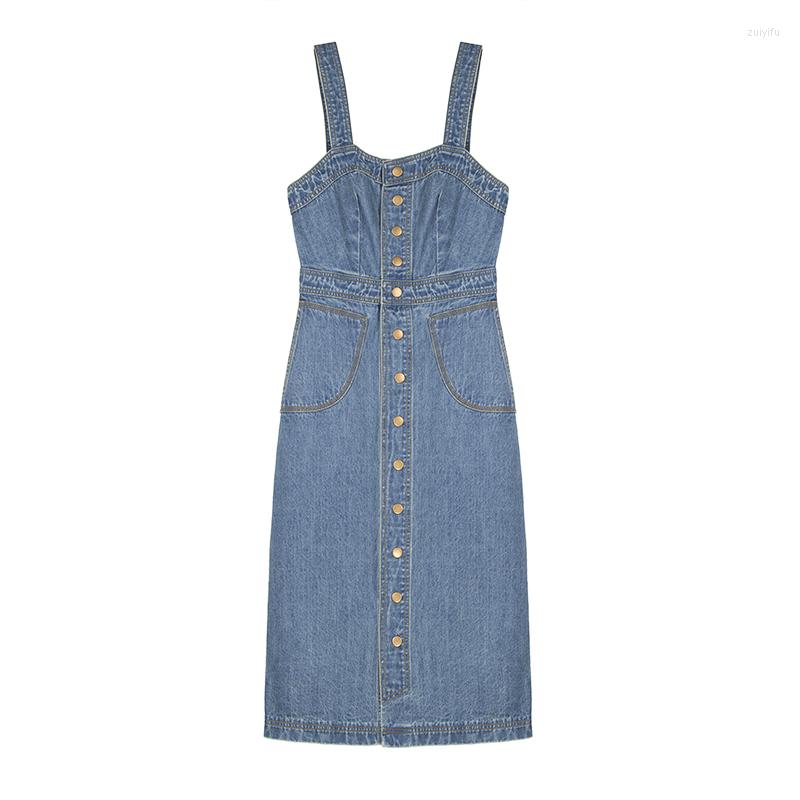 Casual Dresses PERHAPS U Blue Denim Button Strap Sleeveless Sheath Midi Dress Summer D0553, Picture shown
Casual Dresses PERHAPS U Blue Denim Button Strap Sleeveless Sheath Midi Dress Summer D0553, Picture shown