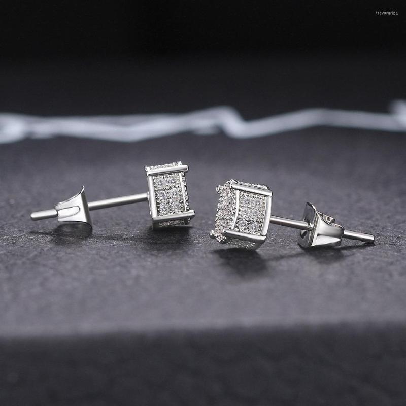 Stud Sier Earrings Vvs moissanite Men Women Hip Hop Rock Rapper Band Dinner Party Designer Jewelry