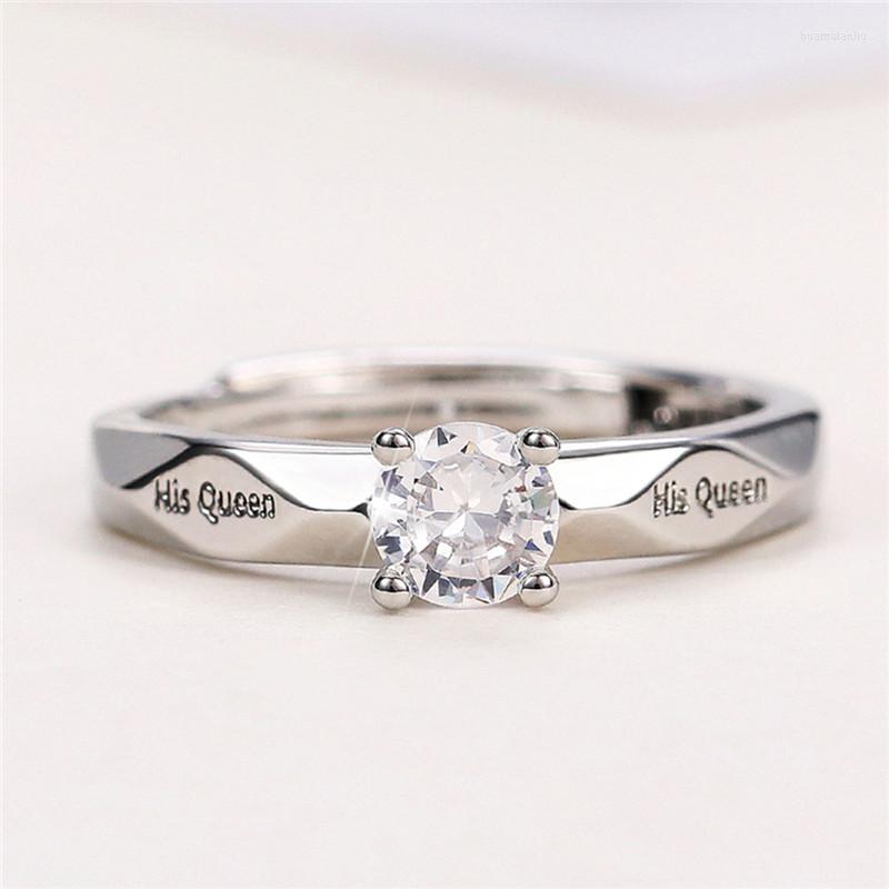 Wedding Rings Luxury Solitaire Band Adjustable For Women Inlaid Glass Filled CZ Fashion Versatile Lady's Finger Accessories Jewelry
Wedding Rings Luxury Solitaire Band Adjustable For Women Inlaid Glass Filled CZ Fashion Versatile Lady's Finger Accessories Jewelry