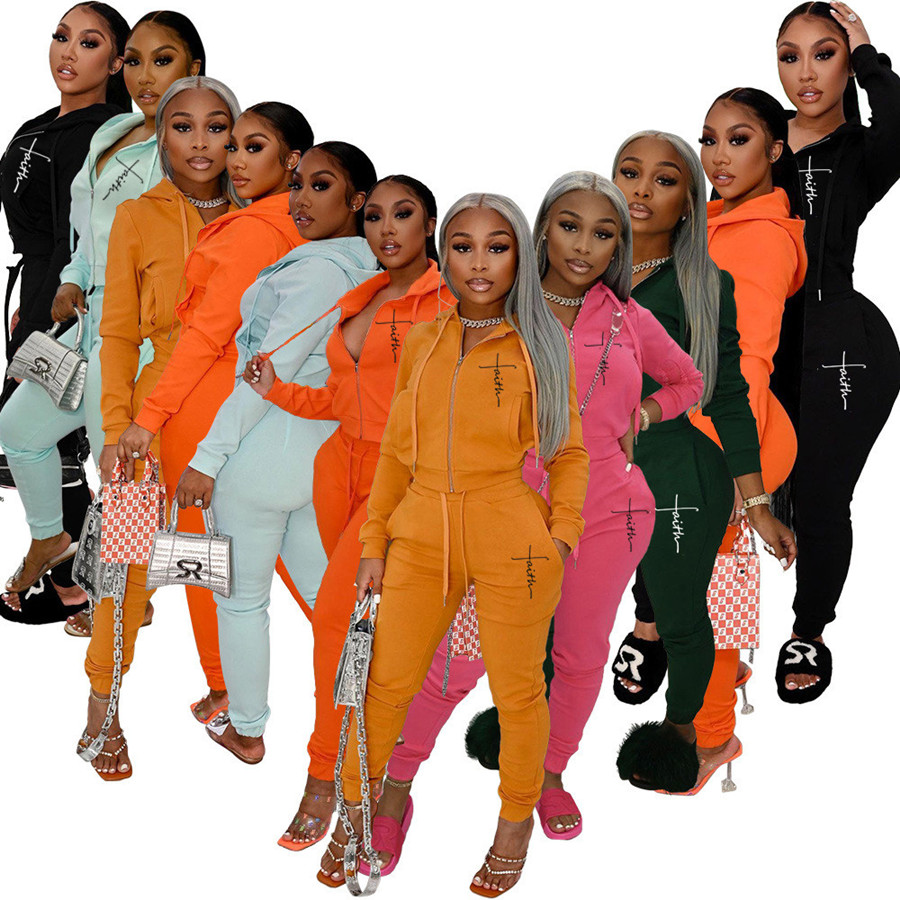 Wholesale Tracksuits Women Two Piece Set Fall Winter Clothes Faith Outfits Long Sleeve Jacket And Pants Matching Sweat Suits Casual Sportswear 8878, Rose red
Wholesale Tracksuits Women Two Piece Set Fall Winter Clothes Faith Outfits Long Sleeve Jacket And Pants Matching Sweat Suits Casual Sportswear 8878, Rose red