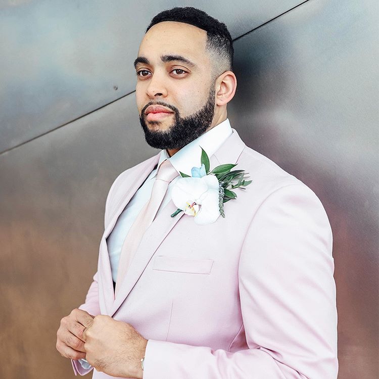 Blush Pink Men Wedding Tuxedos 2 Pieces Notched Lapel Birthday Party Man Outfits Wedding Pants Sets