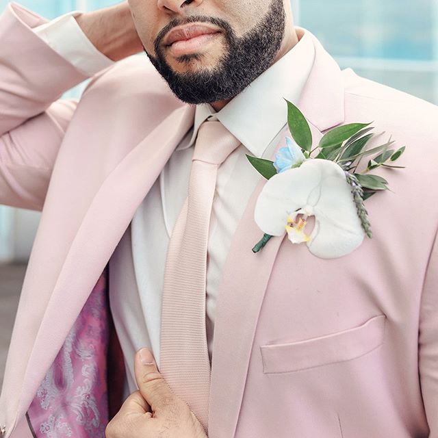 Blush Pink Men Wedding Tuxedos 2 Pieces Notched Lapel Birthday Party Man Outfits Wedding Pants Sets