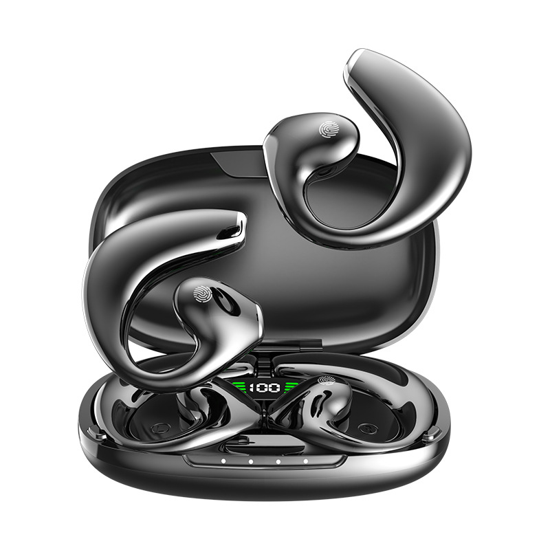 Sports Wireless Earphones HIFI Stereo Running Outdoor Bluetooth 5.3 Headsets Open Ear-Hooks Air Conduction Headphones, Black
Sports Wireless Earphones HIFI Stereo Running Outdoor Bluetooth 5.3 Headsets Open Ear-Hooks Air Conduction Headphones, Black