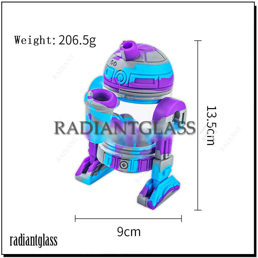 hookahs Silicone Bong robot shape Glass Shower Head percolator Easy clean 5.3 inches Dab Rigs with 4mm quartz banger pipe mini bongs
hookahs Silicone Bong robot shape Glass Shower Head percolator Easy clean 5.3 inches Dab Rigs with 4mm quartz banger pipe mini bongs