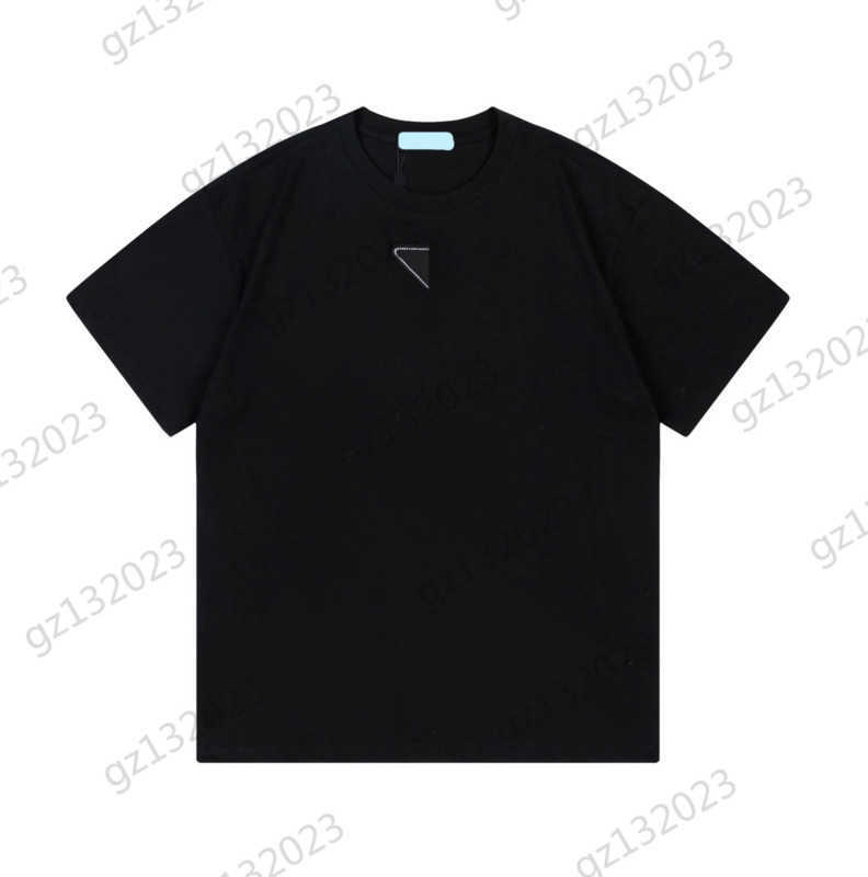Womens Clothes T-shirts Triangle Logo Hot Drill Decoration Short Sleeves T-shirt Simple Designer Loose Comfortable Pullover Tees Unisex Style Women Clothing 1970
Womens Clothes T-shirts Triangle Logo Hot Drill Decoration Short Sleeves T-shirt Simple Designer Loose Comfortable Pullover Tees Unisex Style Women Clothing 1970