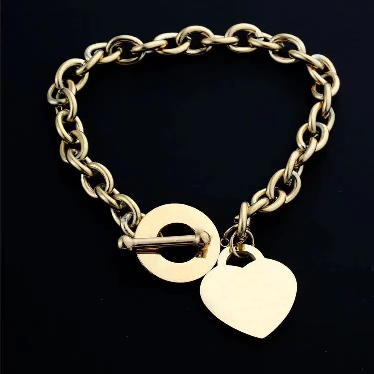 Luxury Bracelets Stainless Steel womens necklace Heart Bracelet Shape Original Fashion Classic Chian Men Bracelet Jewelry Set Birthday Gift, Mixed colors
Luxury Bracelets Stainless Steel womens necklace Heart Bracelet Shape Original Fashion Classic Chian Men Bracelet Jewelry Set Birthday Gift, Mixed colors