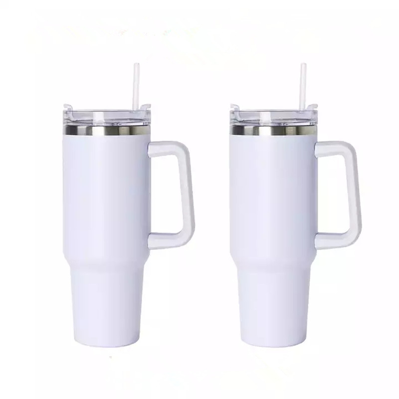 Sublimation Blanks 40oz Tumbler With Handle and Straw Lid Vacuum Insulated Double Wall 18/8 Stainless Steel Travel Mug Water Bottle Coffee Cup Heat Transfer Printing, White
Sublimation Blanks 40oz Tumbler With Handle and Straw Lid Vacuum Insulated Double Wall 18/8 Stainless Steel Travel Mug Water Bottle Coffee Cup Heat Transfer Printing, White