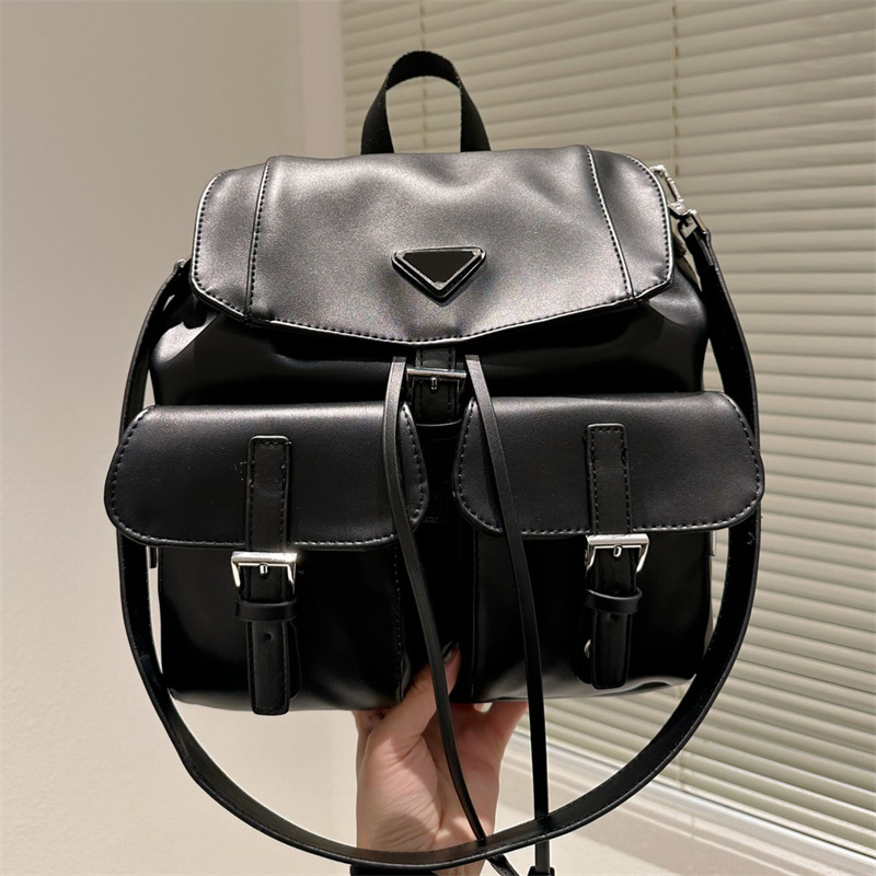 Designer Fashion Handbags Unisex Classic Backpack Triangle Sign Black Back Pack Multifunctional Schoolbag Travelling Satchel, P1
Designer Fashion Handbags Unisex Classic Backpack Triangle Sign Black Back Pack Multifunctional Schoolbag Travelling Satchel, P1