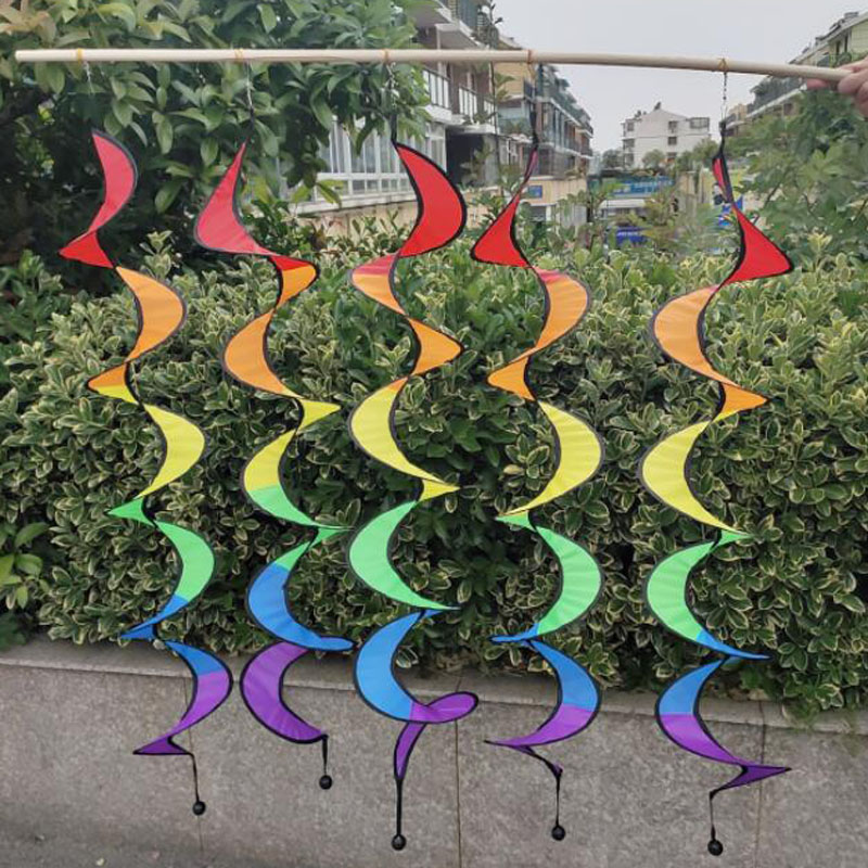 Hot Air Balloon Windsock Decorative Outside Yard Garden Party Event DIY Color Wind Spinners Decoration