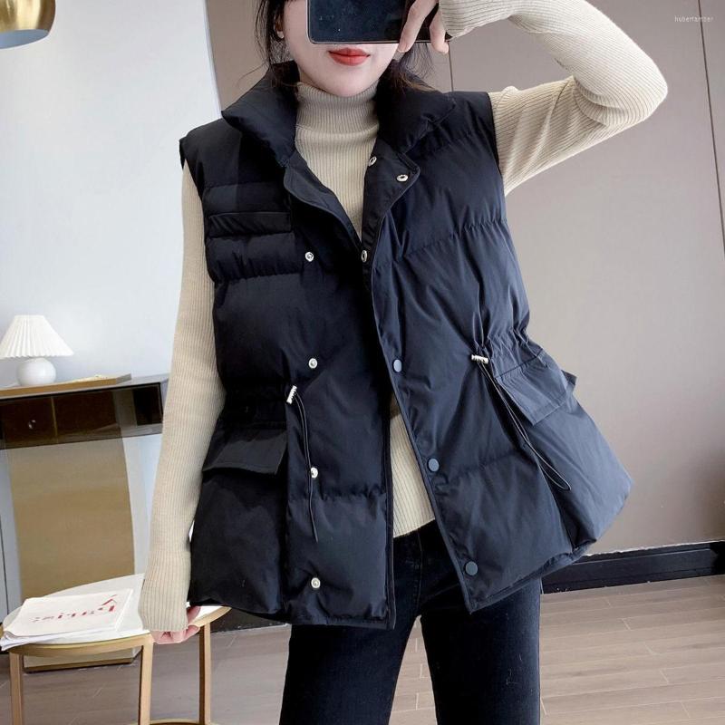 Women's Vests Women Sleeveless Vest Jacket Female Warm Cotton Padded Fashion Autumn Winter Korean Stand-up Collar Waistcoat D21, Black
Women's Vests Women Sleeveless Vest Jacket Female Warm Cotton Padded Fashion Autumn Winter Korean Stand-up Collar Waistcoat D21, Black