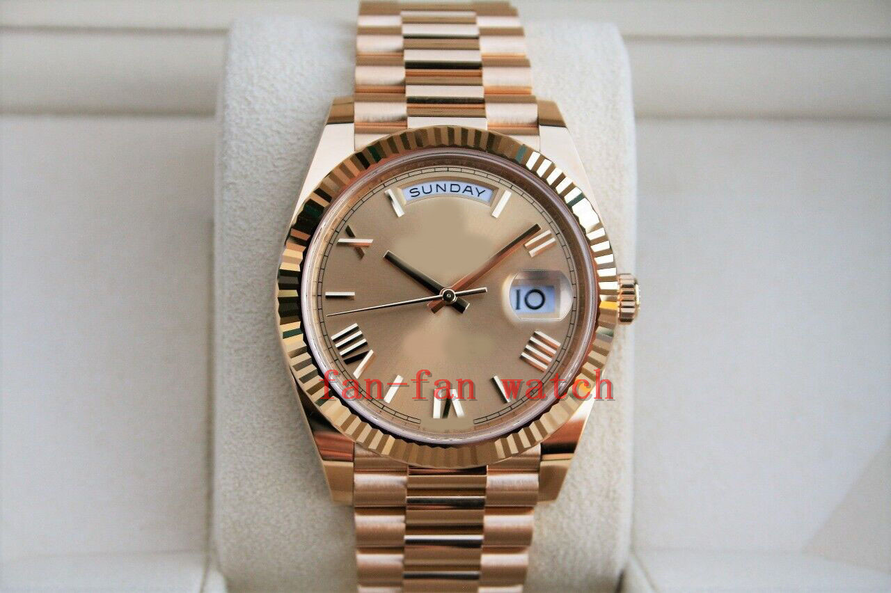2023 QC automatic movement watch Day-Date 40mm President 18kt YG Champagne Deconstructed Dial 228238
2023 QC automatic movement watch Day-Date 40mm President 18kt YG Champagne Deconstructed Dial 228238