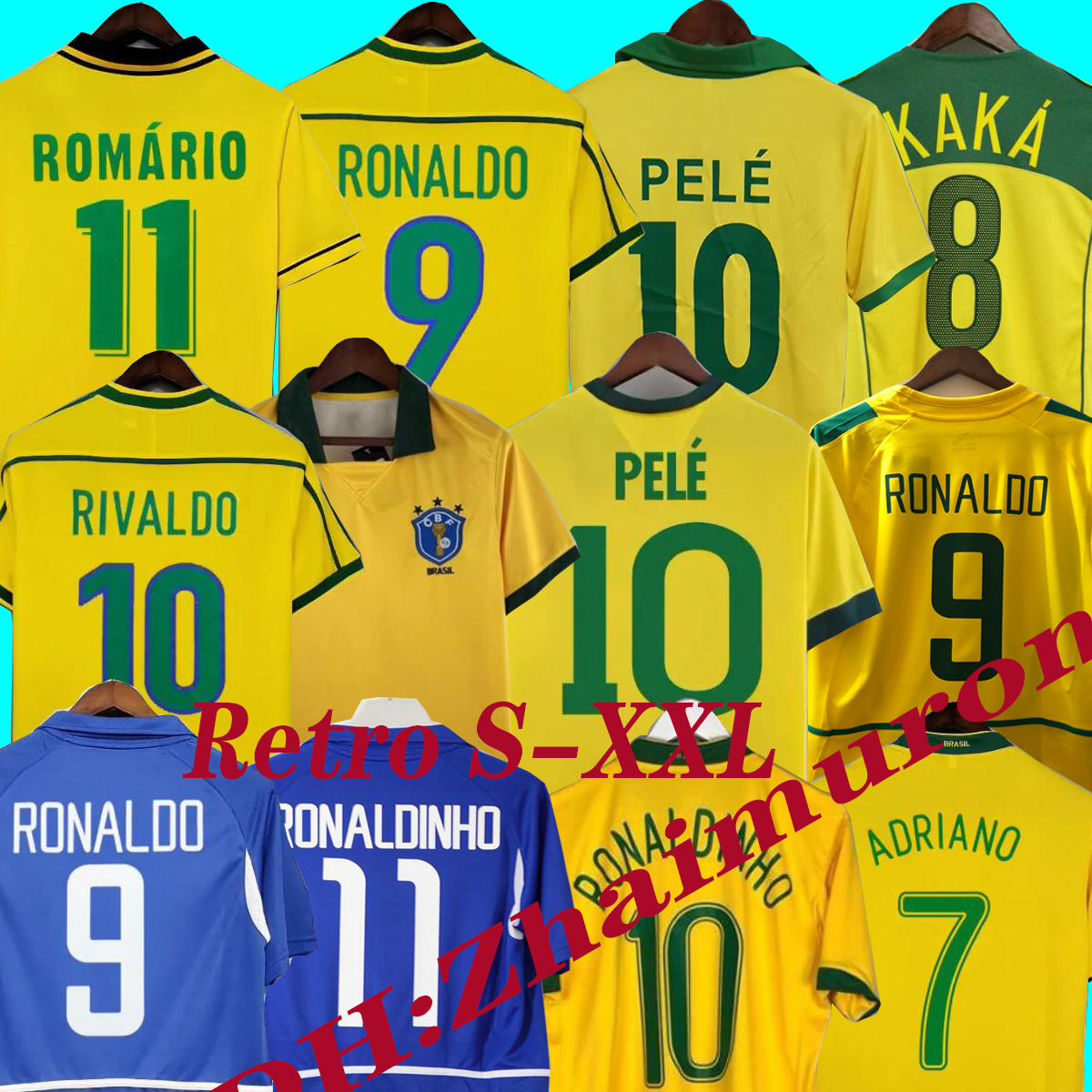 1957 1970 1998 2002 BRASILIING RETRO soccer jerseys PELE VINTAGE CLASSIC RONALDO RIVALDO RONALDINHO BRAZILS 1994 Home Away uniforms Football shirt camiseta, Home 1957
1957 1970 1998 2002 BRASILIING RETRO soccer jerseys PELE VINTAGE CLASSIC RONALDO RIVALDO RONALDINHO BRAZILS 1994 Home Away uniforms Football shirt camiseta, Home 1957
