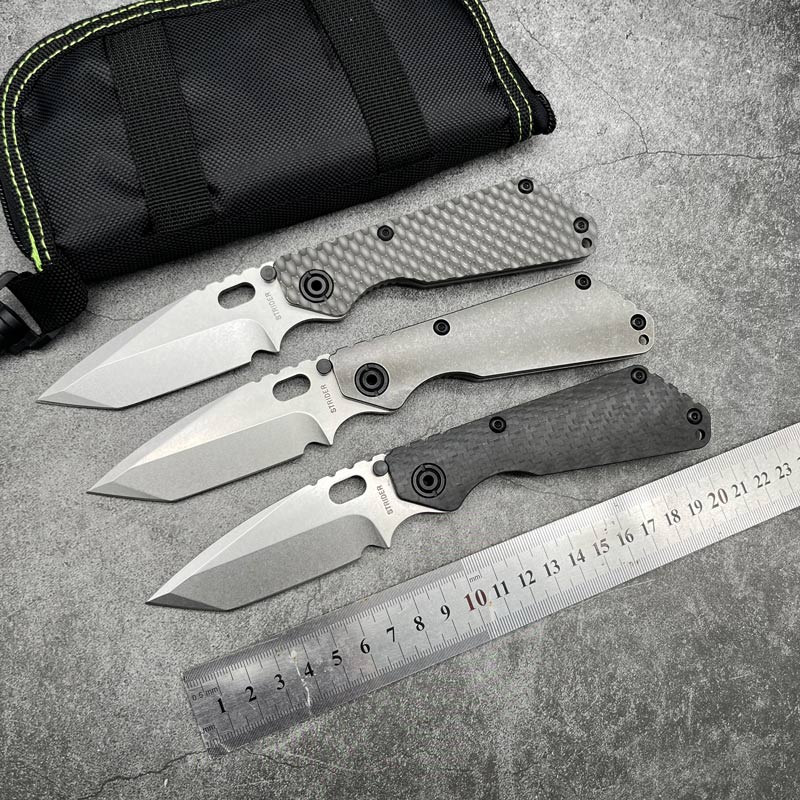 Strider SNG folding knife 9CR18MOV Blade TC4 titanium alloy handle with sheath outdoor Camping survival military Tactical gear Combat Defense Pocket knives
Strider SNG folding knife 9CR18MOV Blade TC4 titanium alloy handle with sheath outdoor Camping survival military Tactical gear Combat Defense Pocket knives