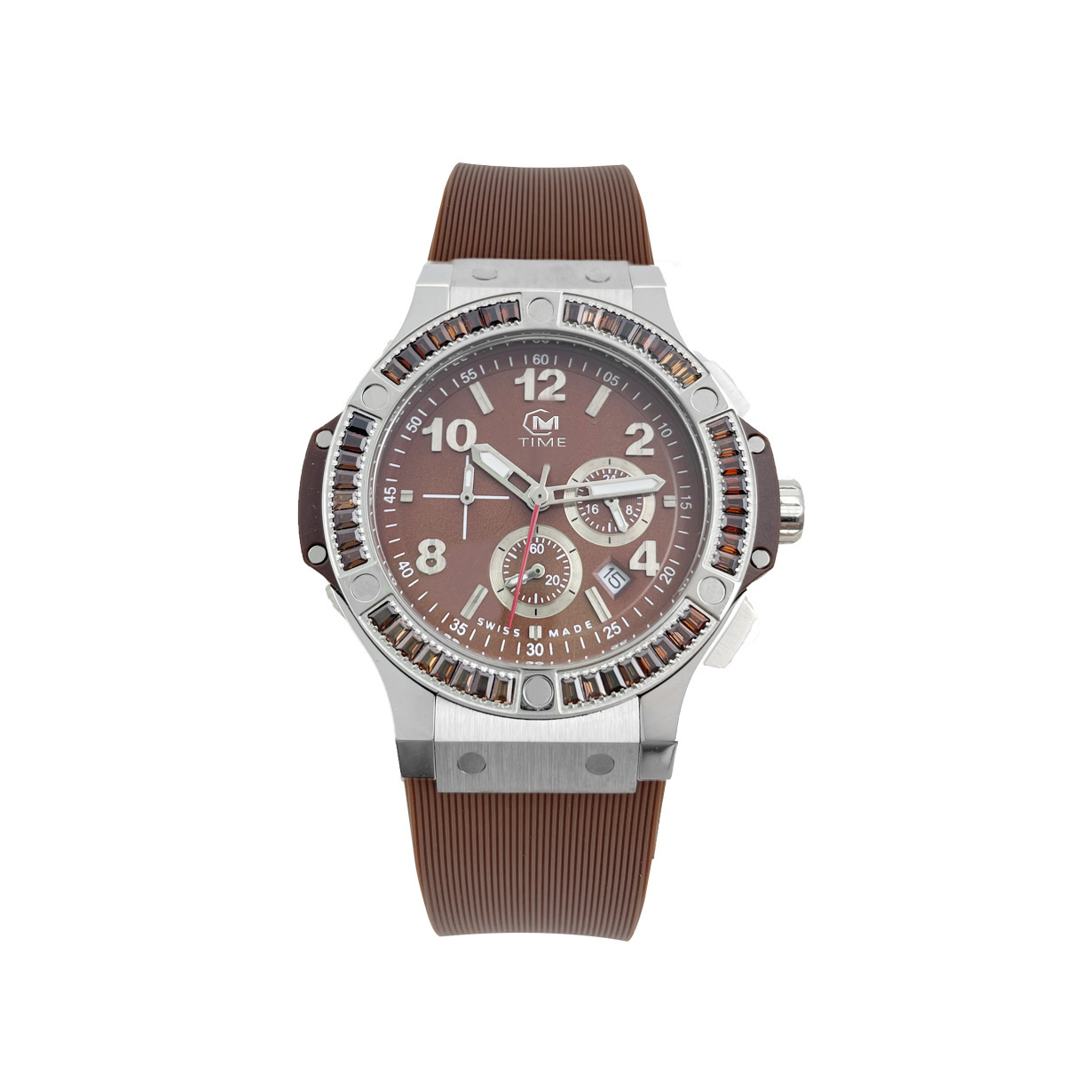 Fashion women's watch quartz movement inlaid with imported diamond stainless steel case silicone strap, Colour 12
Fashion women's watch quartz movement inlaid with imported diamond stainless steel case silicone strap, Colour 12