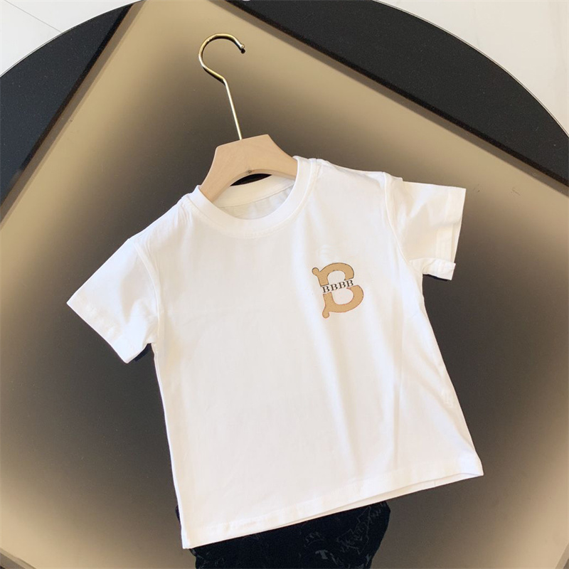 Boys Girls Designer Cotton Tee Tops Kids Short Sleeved Clothes Childrens Letter Printing Tops Baby Boys Summer Clothing High Quality, Black
Boys Girls Designer Cotton Tee Tops Kids Short Sleeved Clothes Childrens Letter Printing Tops Baby Boys Summer Clothing High Quality, Black