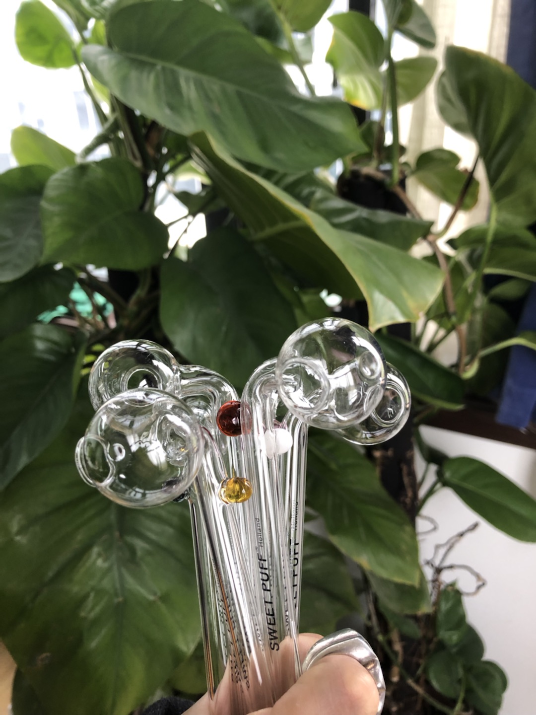 Smoking genuine Pyrex Curved Glass Pipes Oil Burner Pipe 14cm 16cm Holland glass Handmade for Wax Concentrate
Smoking genuine Pyrex Curved Glass Pipes Oil Burner Pipe 14cm 16cm Holland glass Handmade for Wax Concentrate
