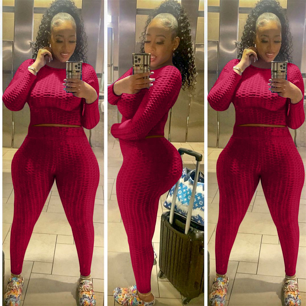 XS Plus size 3XL Yoga Tracksuits Women Two Piece Set Autumn Outfits Long Sleeve Pullover Sweatshirt and Leggings Fitness Clothing Casual Fitness Sport