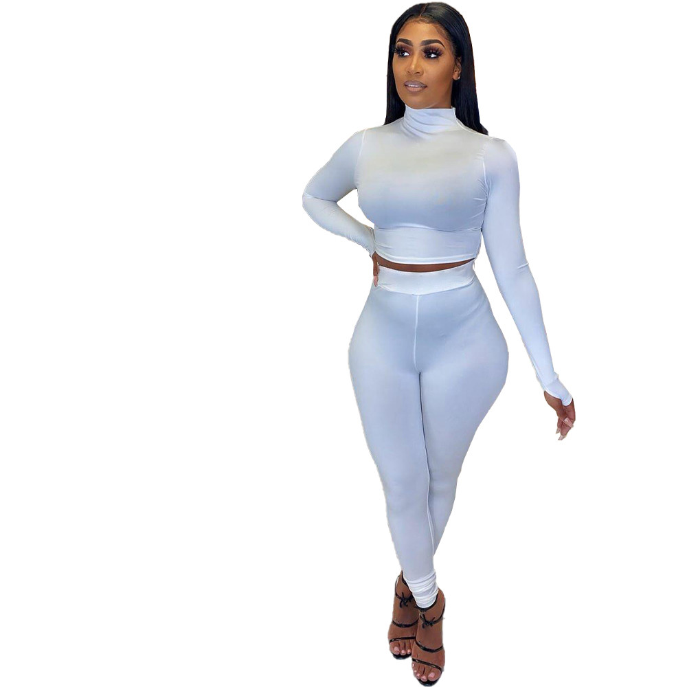 Fall Winter Tracksuits Two Piece Set Women Plus size 2XL Outfits Long Sleeve Pullover Top and Pants Matching Sets Solid Sports Suit Casual Sportswear 