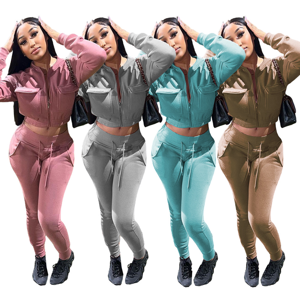 Wholesale Fall Winter Tracksuits Women Outfits Two Piece Sets Thick Sweatsuits Long Sleeve Jacket And Pants Casual Sportswear Fitness Jogging suits 8756, Coffee
Wholesale Fall Winter Tracksuits Women Outfits Two Piece Sets Thick Sweatsuits Long Sleeve Jacket And Pants Casual Sportswear Fitness Jogging suits 8756, Coffee