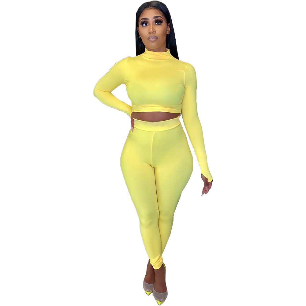 Fall Winter Tracksuits Two Piece Set Women Plus size 2XL Outfits Long Sleeve Pullover Top and Pants Matching Sets Solid Sports Suit Casual Sportswear 