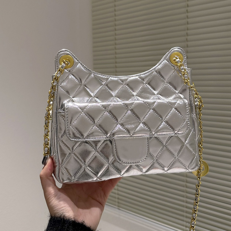 2023 Early Spring Glitter Metallic Hobo Bags Quilted Gold Silver Black Diamond Handbags Gilding Hardware Coin Shoulder Crossbody Designer Wallets Luxury Women 22c, Box
2023 Early Spring Glitter Metallic Hobo Bags Quilted Gold Silver Black Diamond Handbags Gilding Hardware Coin Shoulder Crossbody Designer Wallets Luxury Women 22c, Box