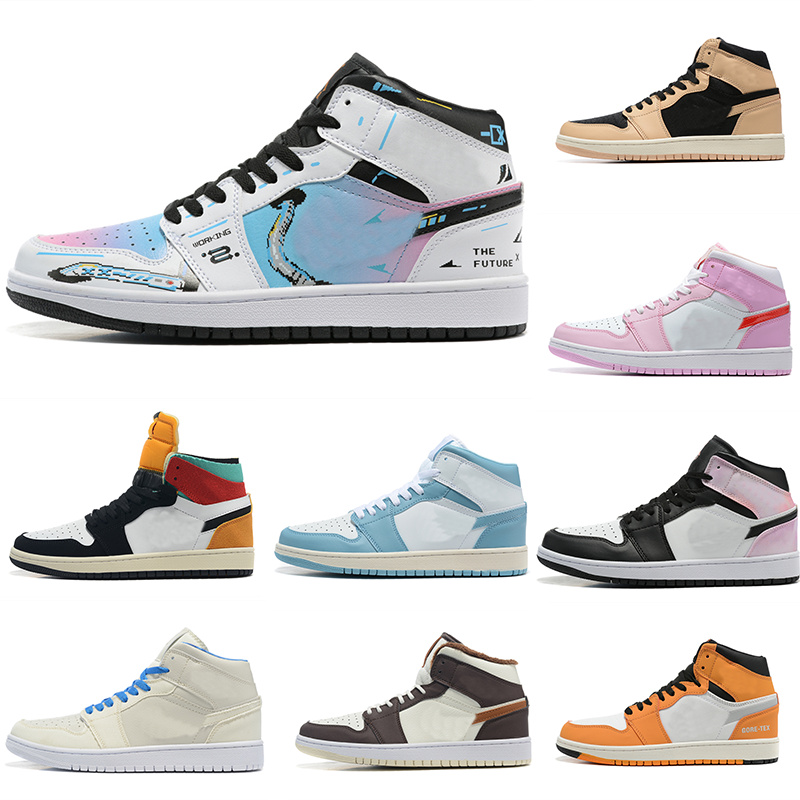 Jumpman 1 Basketball Shoes Men 1s Lost Found True University Blue Hyper Royal Panda dark Mocha bred shadow UNC Smoke Grey Women Sports, 16
Jumpman 1 Basketball Shoes Men 1s Lost Found True University Blue Hyper Royal Panda dark Mocha bred shadow UNC Smoke Grey Women Sports, 16