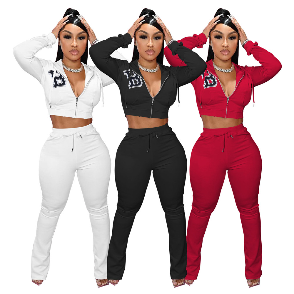 Wholesale Women Tracksuits Casual B Print 2 Piece Pants Set Lady Outfit Femme Sport Sweatsuit Hooded Female Sportswear Jacket and trousers 8351, Mix color(3 colors)
Wholesale Women Tracksuits Casual B Print 2 Piece Pants Set Lady Outfit Femme Sport Sweatsuit Hooded Female Sportswear Jacket and trousers 8351, Mix color(3 colors)