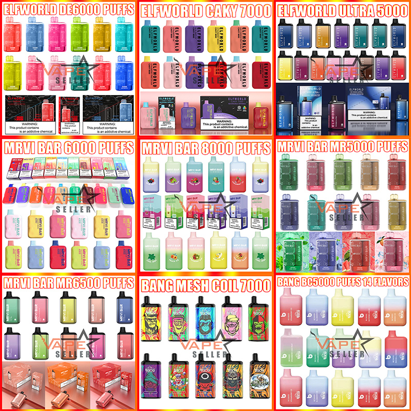 Authentic Disposable Pod Device E Cigarette Elfworld Caky Ultra Reload Mrvi Bar Bang Puff Bar Lost Mary Elf 5000 6000 6500 7000 8000 Puffs Esco Bars Vape Pen Box
Authentic Disposable Pod Device E Cigarette Elfworld Caky Ultra Reload Mrvi Bar Bang Puff Bar Lost Mary Elf 5000 6000 6500 7000 8000 Puffs Esco Bars Vape Pen Box
