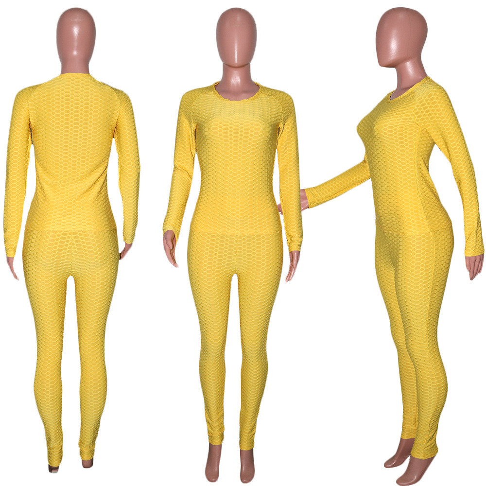 XS Plus size 3XL Yoga Tracksuits Women Two Piece Set Autumn Outfits Long Sleeve Pullover Sweatshirt and Leggings Fitness Clothing Casual Fitness Sport
