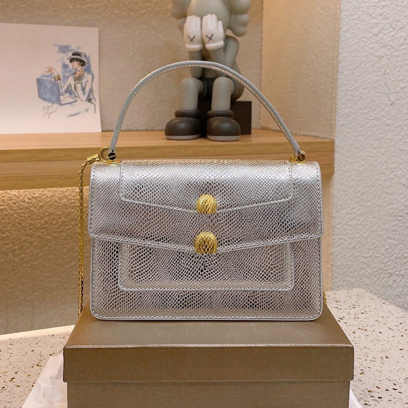 Chain Crossbody Bag Fashion Enamel Buckle Handbag Purse Snakehead Shoulder Bags Snake Leather Messenger Purse Lady Totes Party Clutch
Chain Crossbody Bag Fashion Enamel Buckle Handbag Purse Snakehead Shoulder Bags Snake Leather Messenger Purse Lady Totes Party Clutch