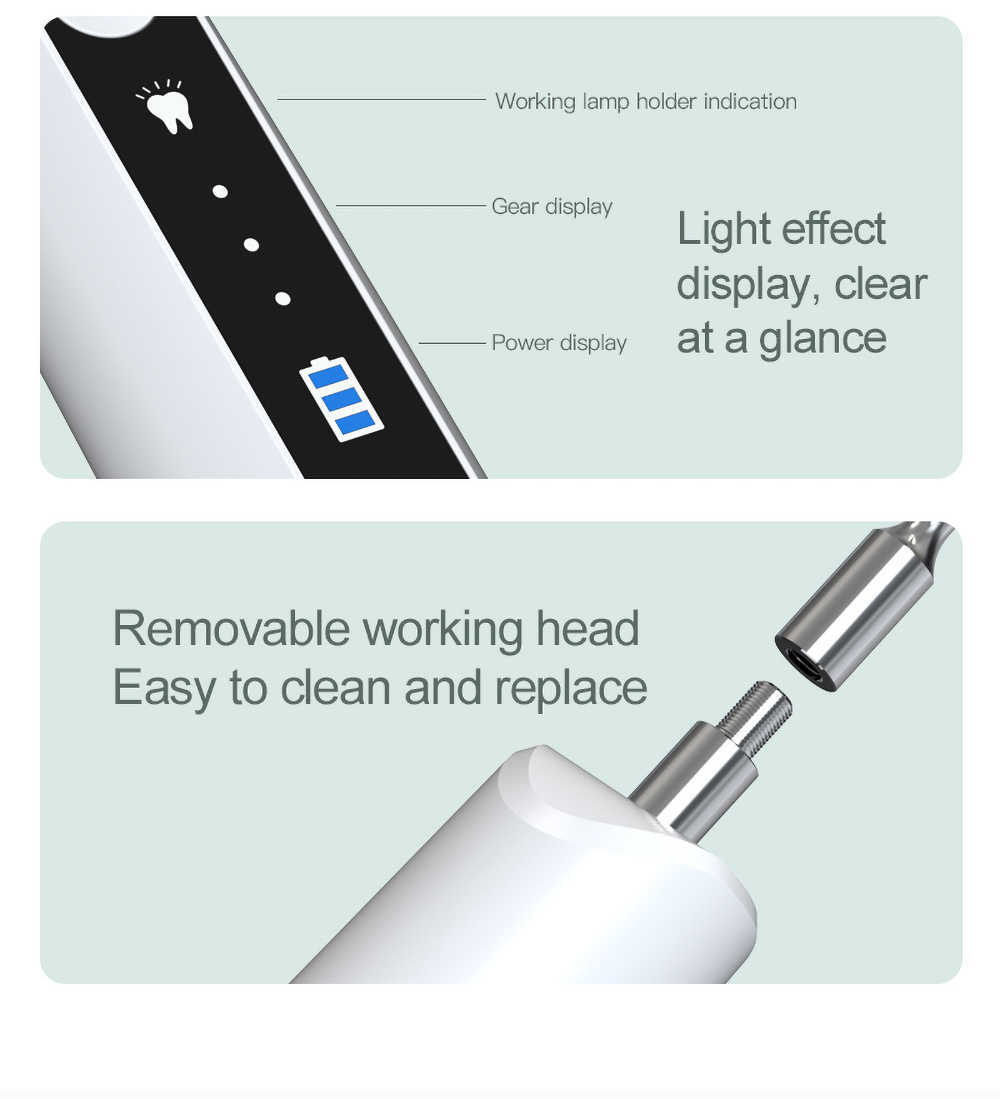 Oral Irrigators Other Hygiene Electric Sonic Dental Calculus Scaler Teeth Tartar Remover Plaque Stains Cleaner Removal Whitening Portable 221215