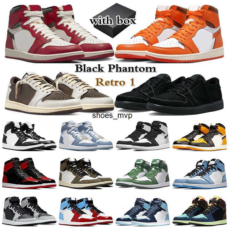 OG Jumpman 1 Retro 1s Men Basketball Shoes Women Sneakers Starfish Black Phantom Bred Patent Dark Mocha Chicago Travis Scotts outdoor sports
OG Jumpman 1 Retro 1s Men Basketball Shoes Women Sneakers Starfish Black Phantom Bred Patent Dark Mocha Chicago Travis Scotts outdoor sports