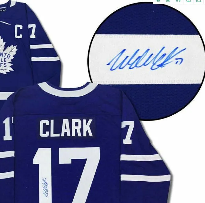 Wendel Clark Salming Signed Autograph signatured Autographed auto jersey shirts, Black
Wendel Clark Salming Signed Autograph signatured Autographed auto jersey shirts, Black
