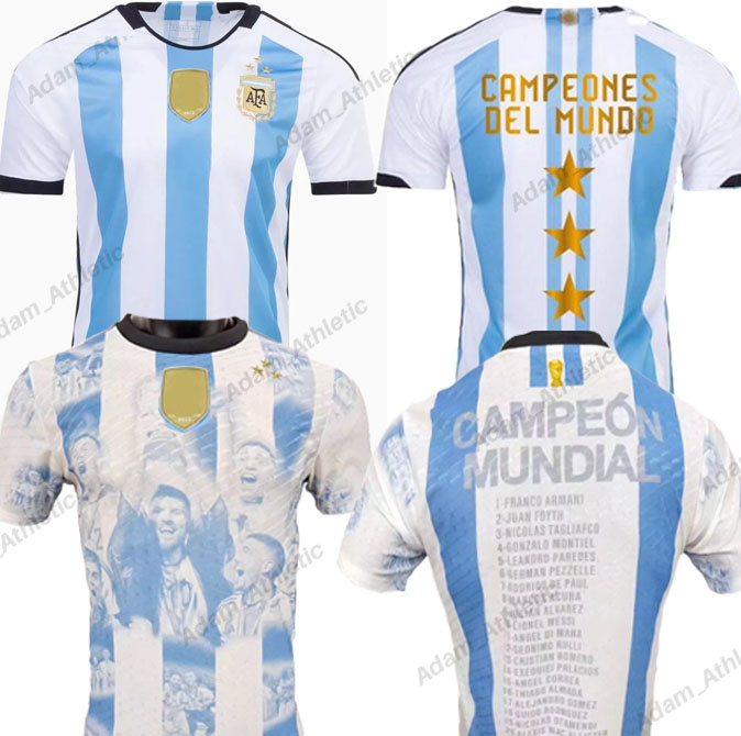 Argentina 3 stars soccer jerseys 2022 Argentina Champion Special football shirts GOAT LEO DI MARIA J.ALVAREZ E.FERNANDEZ DE PAUL jersey kids kit player version, 22-23 home 3 stars
Argentina 3 stars soccer jerseys 2022 Argentina Champion Special football shirts GOAT LEO DI MARIA J.ALVAREZ E.FERNANDEZ DE PAUL jersey kids kit player version, 22-23 home 3 stars