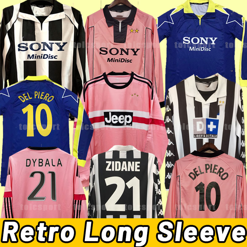 

Retro Long sleeve DEL PIERO Montero soccer jerseyS pink Platini ZIDANE INZAGHI ROSSI Vieri 15 16 95 96 97 98 99 00 2015 2016 1996 1997 2000 DAVIDS football shirt juventus
