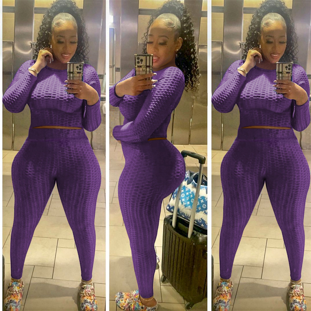 XS Plus size 3XL Yoga Tracksuits Women Two Piece Set Autumn Outfits Long Sleeve Pullover Sweatshirt and Leggings Fitness Clothing Casual Fitness Sport
