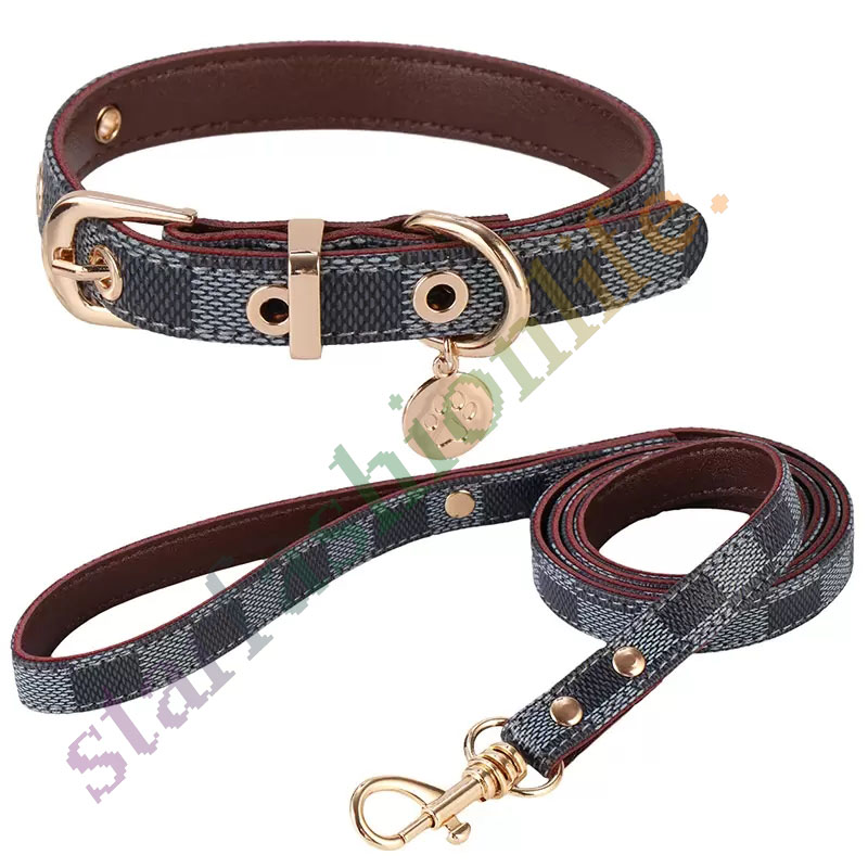 Designer Dog Collars Harness and Leashes Set Soft Adjustable Printed Leather Classic Pet Collar Leash Sets for Dogs Chihuahua Poodle Outdoor Durable B36
Designer Dog Collars Harness and Leashes Set Soft Adjustable Printed Leather Classic Pet Collar Leash Sets for Dogs Chihuahua Poodle Outdoor Durable B36