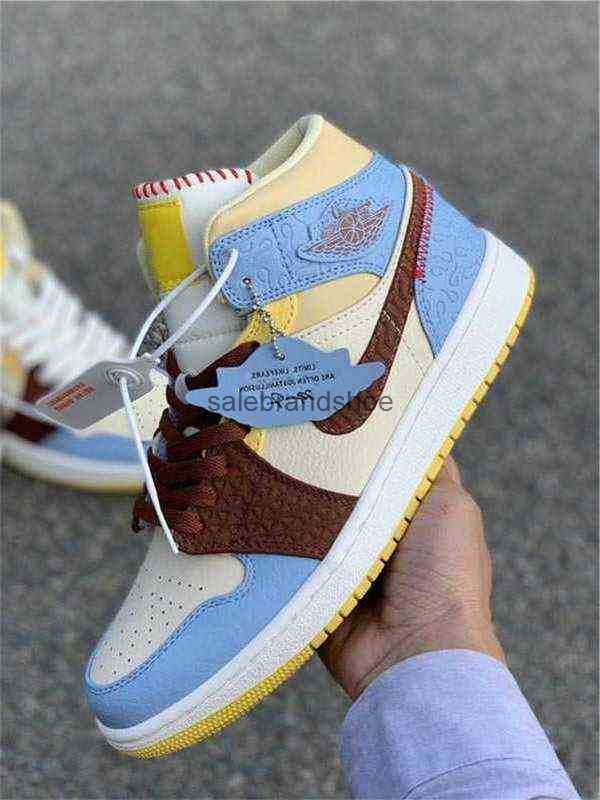 1 Mid SE Fearless Maison Shoes Chateau Rouge Retro PALE VANILLA CINNAMON Blue Yellow Men Outdoor sneakers
1 Mid SE Fearless Maison Shoes Chateau Rouge Retro PALE VANILLA CINNAMON Blue Yellow Men Outdoor sneakers