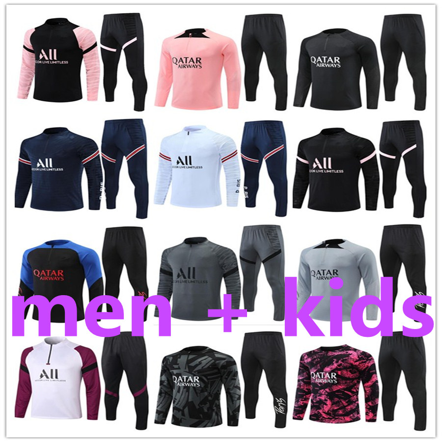 21 22 23 psgs Paris tracksuits training chandal MessiS mbappe kit survetement foot tuta jacket retro futbol Soccer football men and kids
21 22 23 psgs Paris tracksuits training chandal MessiS mbappe kit survetement foot tuta jacket retro futbol Soccer football men and kids