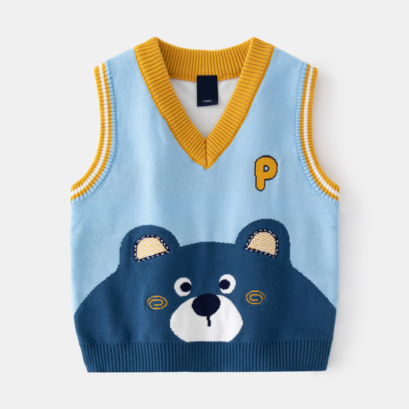 Toddler Kids Boy Girl Knitwear Waistcoat V-neck Sweater Vest Knitting Outwear Pullover Tops Autumn Clothes, Blue
Toddler Kids Boy Girl Knitwear Waistcoat V-neck Sweater Vest Knitting Outwear Pullover Tops Autumn Clothes, Blue